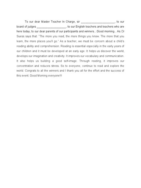 Image result for Toastmaster Closing Remarks Script