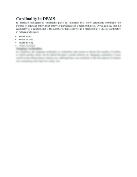 Image result for Cardinality Map Types