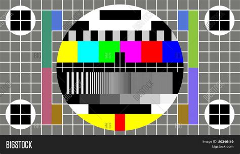 Test Pattern Screen 的图像结果