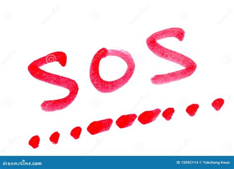 Write SOS with Its Morse Code Stock Photo - Image of security, safety: 15092114