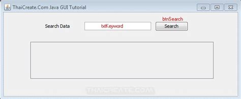 Image result for Search Bar Java GUI