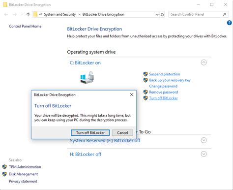 Image result for Windows BitLocker Disk C