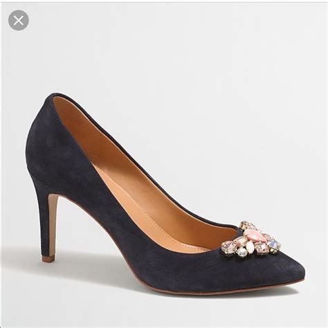 J.crew Factory Isabelle Jeweled Pump in 2024 | Jewelled pumps, Shoes ...
