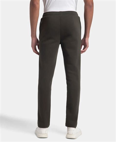 Buy Super Combed Cotton Rich Fleece Trackpants with StayWarm Technology ...