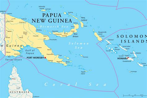 What is the Capital of Papua New Guinea? | Mappr
