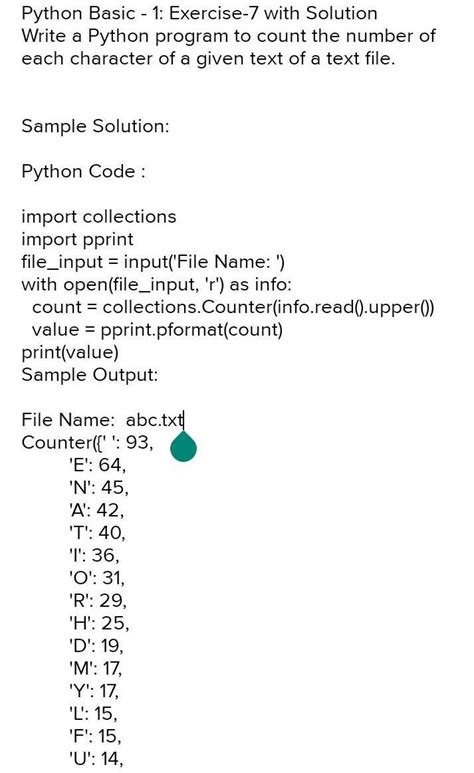 Write a python program that accepts filename as an input from the user ...