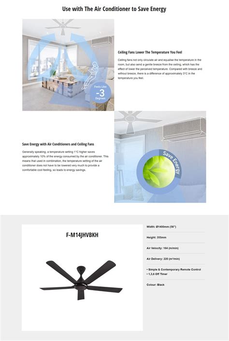 2025 Panasonic DC Motor Ceiling Fan BAYU 5 Blade Kipas Angin Siling Black / White 56" 吊扇 F ...