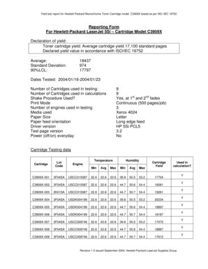 Yield Test Report Format - Fill Online, Printable, Fillable, Blank ...