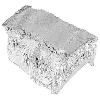 Hilitand Pure Zinc 1kg / 2.2lb High Purity Zinc Lump, 99.995% Zn Block ...