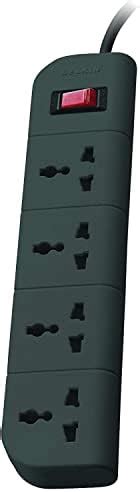 Belkin Essential Series F9E400zb1.5MGRY 4-Socket Surge Protector ...
