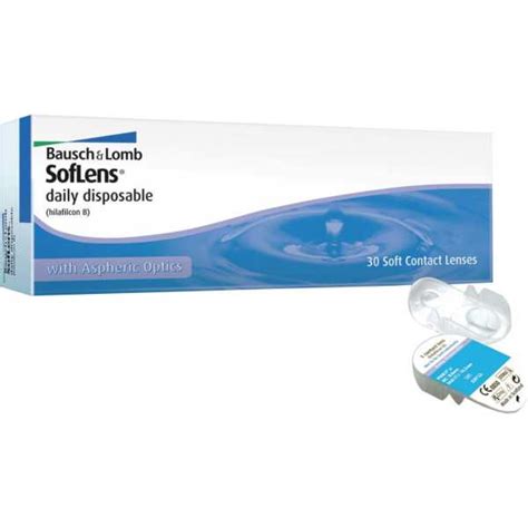 Bausch & Lomb SofLens Disposable HD Daily Contact Lens (-6.5 ...