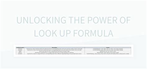 Image result for Excel Lookup Template