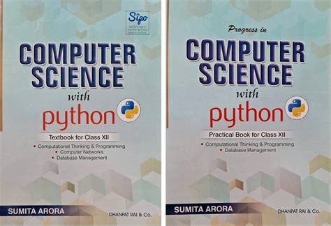 Progress In Computer Science With Python Textbook & Practical Book For ...