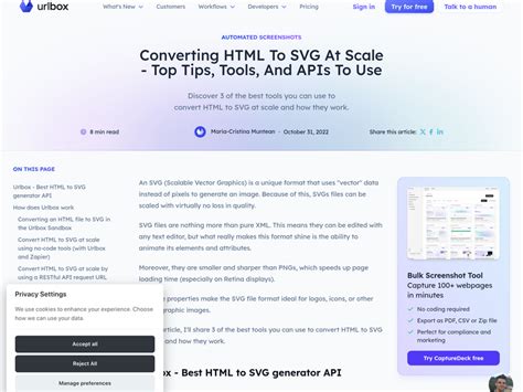 Image result for Convert HTML to SVG