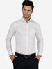 Greenfibre Slim Fit Formal Shirt for Men | Cotton Blend White Solid ...