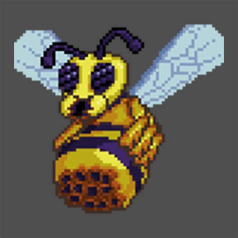 Drawing all Terraria Bosses, No. 6: Queen Bee : r/Terraria