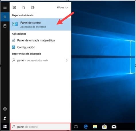 Image result for Acceder al Panel de Control