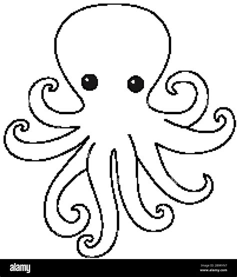 Octopus Drawing Outline Octopus Outline Embroidery Design