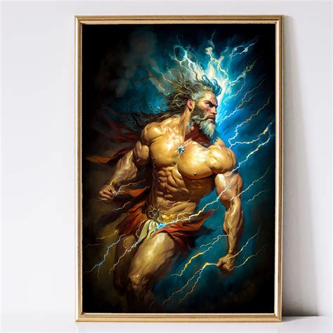 Zeus Greek God Art, Greek Mythology Art , Fantasy Art, Mythical Art ...