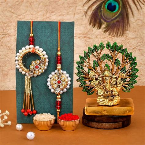 Buy CraftVatika Rakhi Gift Combo for Brother Bhaiya and Bhabhi | Bhaiya ...