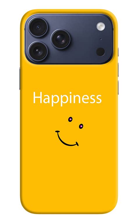 Save Big: Get the Happiness With Smiley iPhone 17 Pro Max Back Cover ...