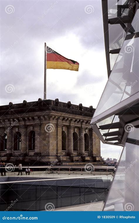 German Flag- Berlin, Germany Stock Image - Image of germany, building ...