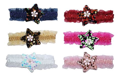 VAGHBHATT Hairband Elastic Hair Accessory Set of 6 Baby Hair Bands for ...