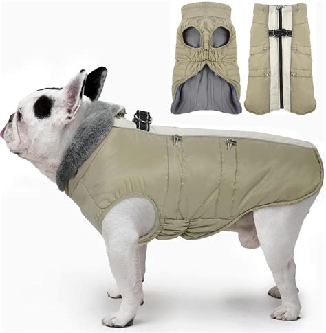 Amazon.com : IKIPUKO Dog Coat Dog Winter Jacket-Large, Warm Zip Up ...