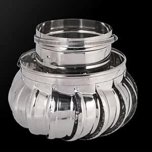 ATORSE Roof Ventilator 201 Stainless Steel Roof Flue Vent for Chimney ...