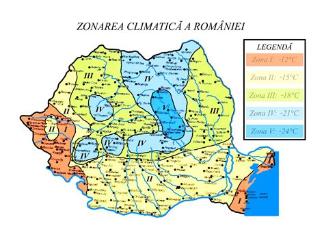 Clima Romaniei. Zone climatice: Rombadconstruct