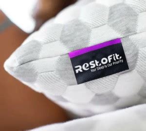 Restofit Virgin Microfiber Cloud Pillow Microfibre Geometric Sleeping ...