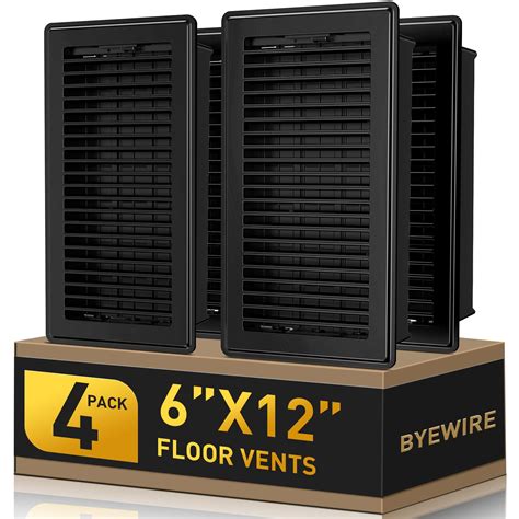 Snapklik.com : Floor Register Fits 6x12 And 12x6 Duct Opening - Heavy ...