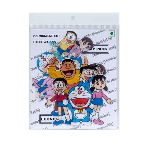 Doraemon Family Edible Pre-Cut Wafers (WPC-041) – Bakeworld Retails Pvt Ltd