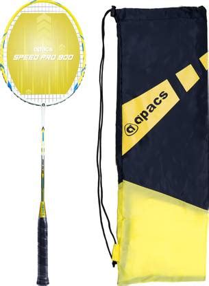 apacs Speed Pro 900 Strung | Head Heavy White, Yellow Strung Badminton ...