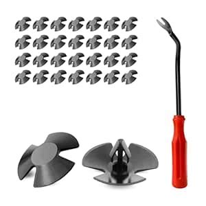 QODOLSI 31 PCS Car Engine Hood Lining Retaining Clip, Hood Insulation ...