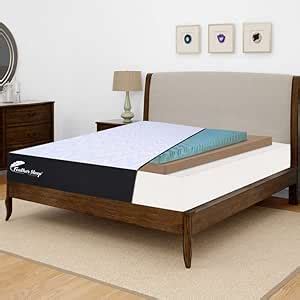 Feather Sleep Memory Foam Mattress | Orthopedic Gadda | 5 Inches Dual ...