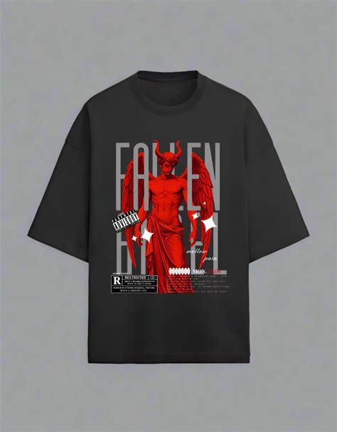Fallen Angel Terry Oversized Tee – PAVY CORPORATION