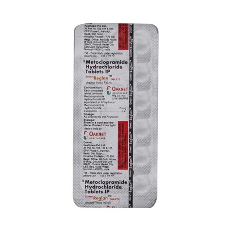 Reglan Tablet: Uses, Side Effects, Price, Dosage & More Info - PharmEasy
