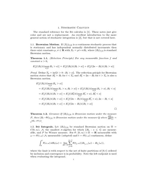 Stochastic Calculus 的图像结果