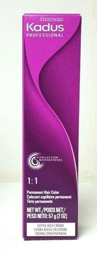 Buy KADUS Professional Permanent Extra Rich Creme Hair Color ~ 2 oz ...