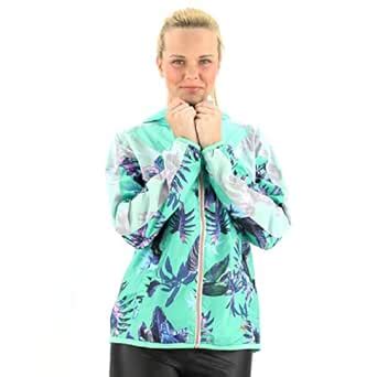 Buy PUMA Women's Tropical Windbreaker Jacket, Electric Green/All Over ...