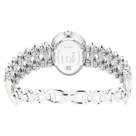Buy Online Titan Raga Silver Quartz Analog Mother Of Pearl Dial ...