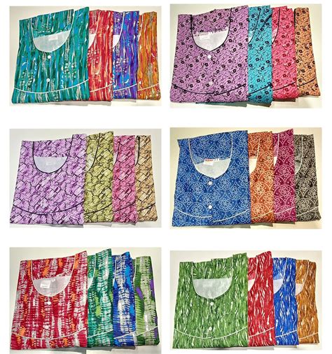 Full Open Ruchee Fashion Cotton Night Gowns – Kavya Style Plus