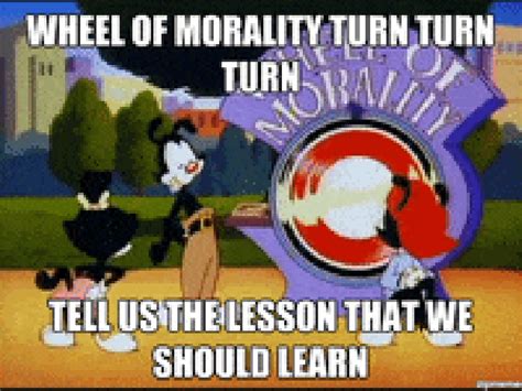 Animaniacs Wheel of Morality 的图像结果