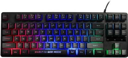 Cosmic Byte CB-GK-20 Styx TKL Membrane Wired USB Gaming Keyboard ...