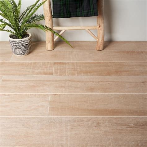 Buy Montgomery Maple 8 in. x 48 in. Matte Porcelain Floor and Wall Tile ...