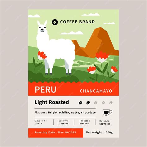 Free Vector | Hand drawn coffee label design template