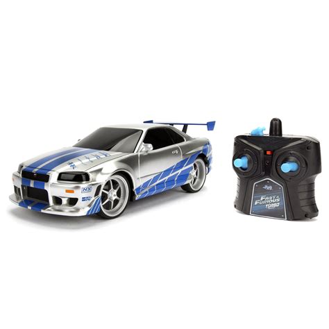 Buy Jada Toys - Fast and Furious 1:24 Scale RC, Nissan Skyline GTR R34 ...