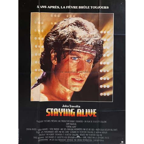 STAYING ALIVE French Movie Poster - 47x63 in. - 1983