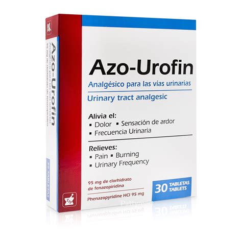 Azo Urofin Plus- Alivio del Dolor Urinario/ Urinary Pain Relief (x 24 Tabs)